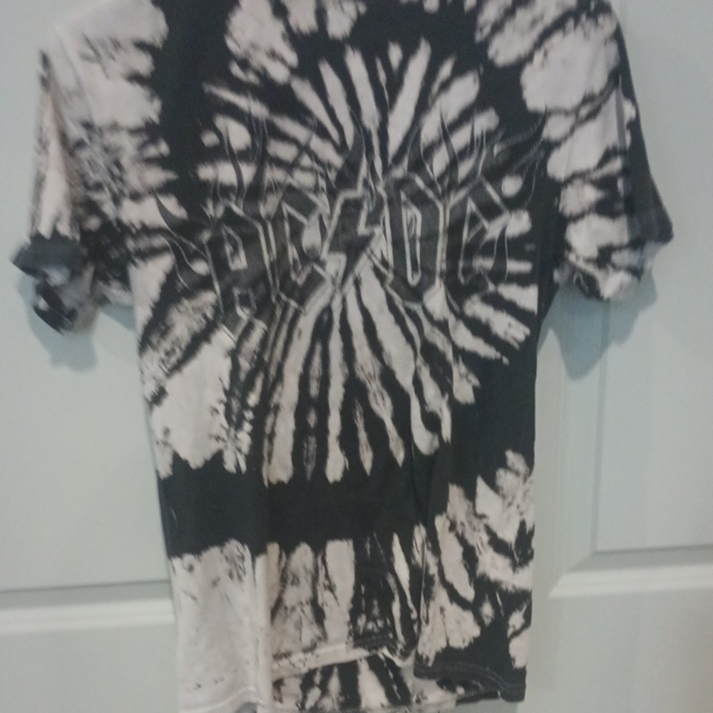 AC/DC Monochrome Tie-Dye Tee